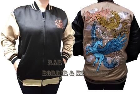 Jaket BB 2 warna Full Bordir Komputer Terbaik dan Murah di Yogyakarta
