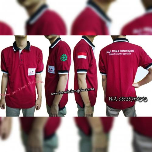 KAOS POLO BORDIR KOMPUTER CEPAT DAN BERKUALITAS
